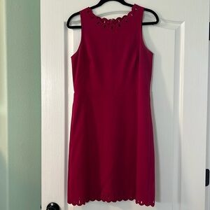 Pink scalloped dress